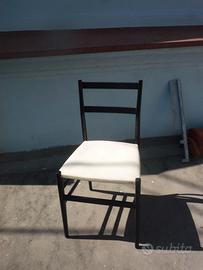 N°4 sedie "Leggera" di Giò Ponti per Cassina