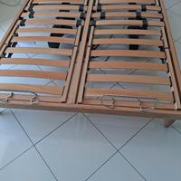 Rete letto elettrica e materasso