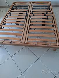 Rete letto elettrica e materasso