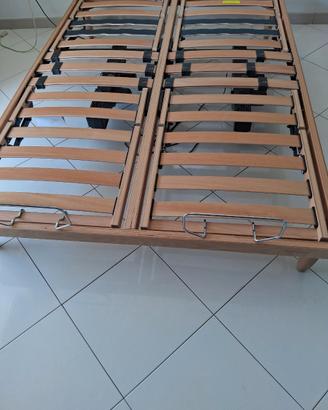 Rete letto elettrica e materasso