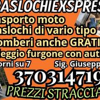 TRASPORTI MOTO ,TRASLOCHI,SGOMBERI,MONTAGGI,Nolegg