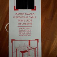 Gambe tavolo in metallo nero