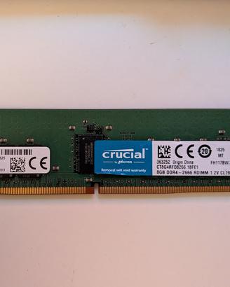 RAM Crucial DDR4 ECC Reg. 8GB