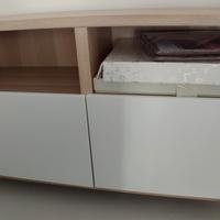 Mobile porta tv Ikea legno bianco