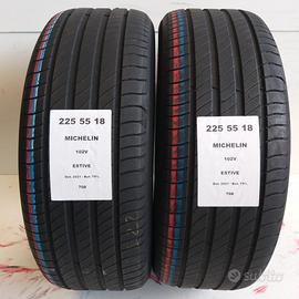 2 GOMME 225 55 18 MICHELIN A708