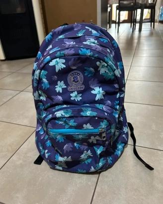 Zaino Invicta viola floreale 4 tasche