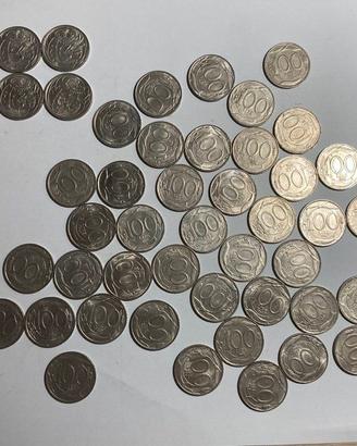 Lotto 56 Monete 100 Lire "Turrita" con Rara 1999