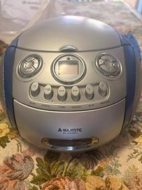 Majestic lettore cd mp3 portatile radio