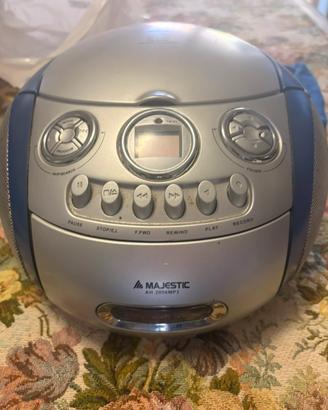 Majestic lettore cd mp3 portatile radio