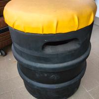 sedia pouf fusto birra