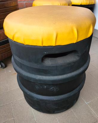 sedia pouf fusto birra