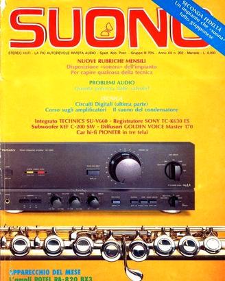 rivista SUONO numero 202 marzo 1990