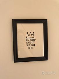 Quadro piccolo Basquiat