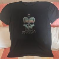 Piazza Italia Maglietta T-shirt Uomo Rock Nero XL