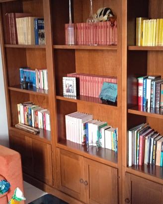 coppia 2 librerie in legno