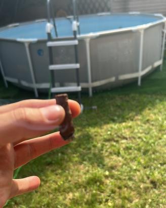 Piscina fuori terra rotonda 4.3 alta 1 metro