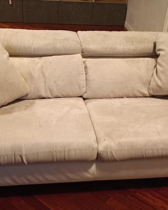Divano poltrone e sofà +tessuto di ricambio+pouf