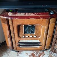 antico anni 50 piano bar radio e giradischi