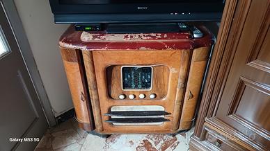 antico anni 50 piano bar radio e giradischi