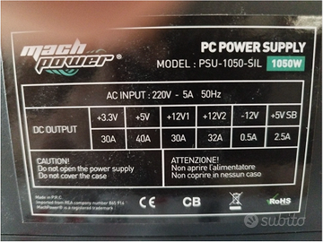 Alminetatore non modulare 1050W