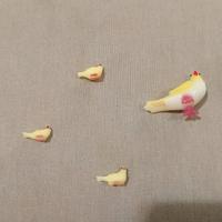 famiglia di uccelli arte di Murano 