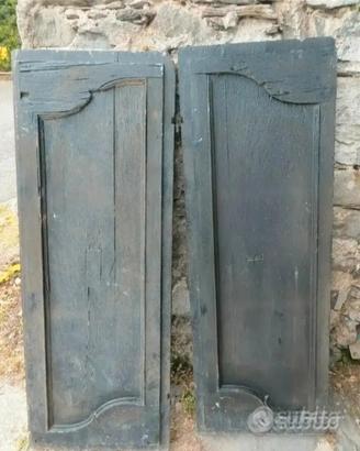 Antichi scuri di castagno del '700