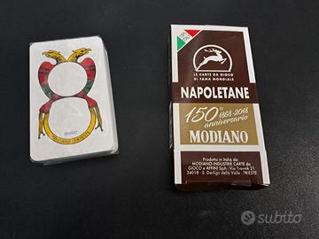 mazzo di carte da gioco napoletane modiano