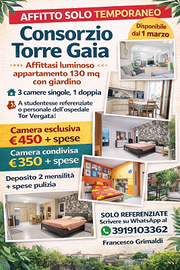 Torre Gaia nel Consorzio 5 Min da tor vergata