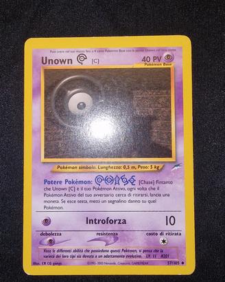 Unown C  ND 57 / 105 ITA