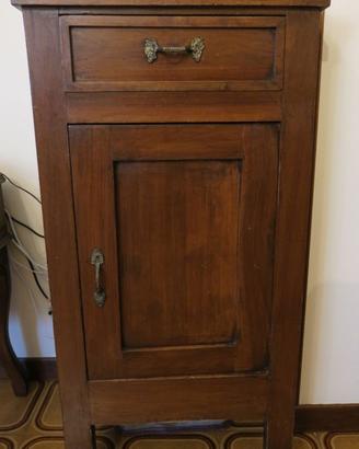 COMODINO IN NOCE ANNI '40 - ARREDO VINTAGE