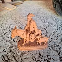 Statuina in terracotta Sebastiano Grasso, metà 900