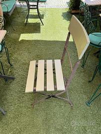 Sedie pieghevoli da esterno