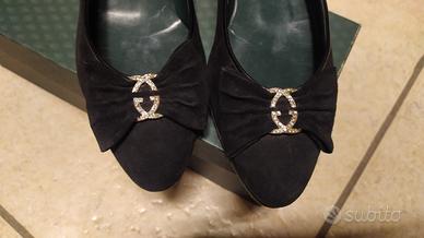 Scarpe donna gucci 37 c pelle nera