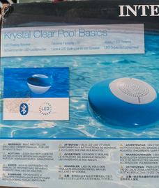Bluetooth  galleggiante per piscina con luci led