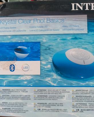 Bluetooth  galleggiante per piscina con luci led
