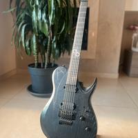Chitarra elettrica telecaster Solar nera
