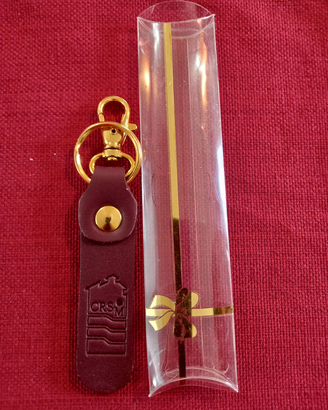 Portachiavi in pelle vintage CRSM