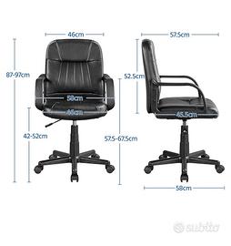 Poltroncina  /sedia girevole  da scrivania