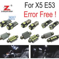 KIT 20 LAMPADE LED INTERNE BMW X5 E53 2000-2006