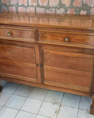 Credenza Antica in Noce Impero / Carlo X – '800