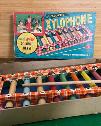 Xilofono vintage Scottie prodotto Bar-Zim anni 50