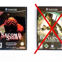 Gamecube SECOND SIGHT e BEYOND GOOD & EVIL