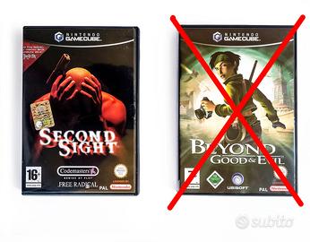 Gamecube SECOND SIGHT e BEYOND GOOD & EVIL