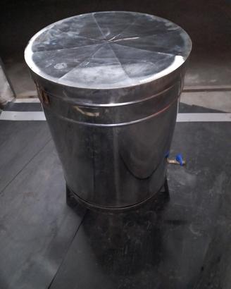 contenitore acciaio inox 100 litri 