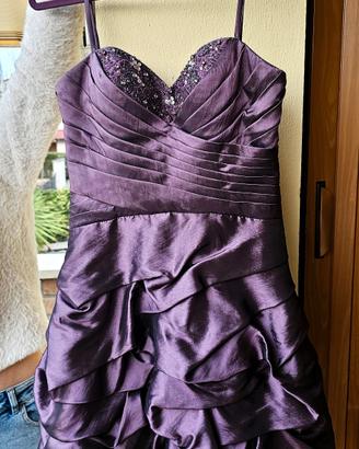 Abito lucido da cerimonia in poliestere 