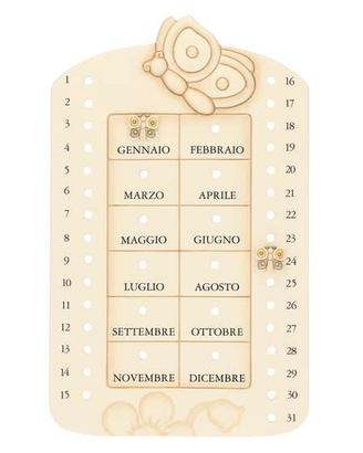 Calendario perpetuo Thun in ceramica