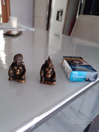Bronzi antichi Budda miniature SEXY