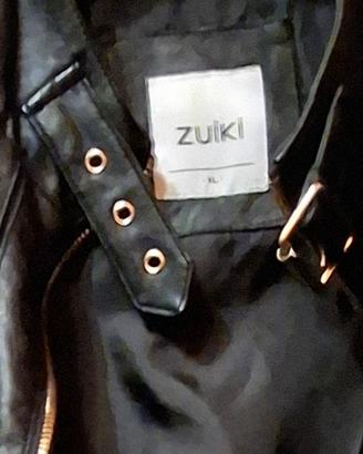 Giubbotto ecopelle nero