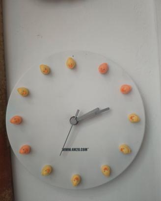 Orologio da parete Paperelle Pop Art