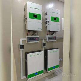 10kw fotovoltaico 6kw impianto kit accumulo litio